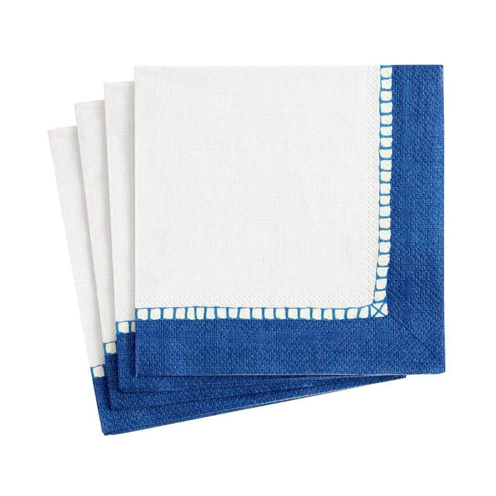 Caspari Beverage Linen Marine Blue