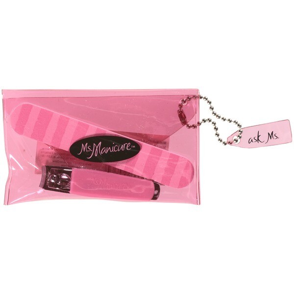Ms. Manicure Mini Nail File &amp; Clipper Set