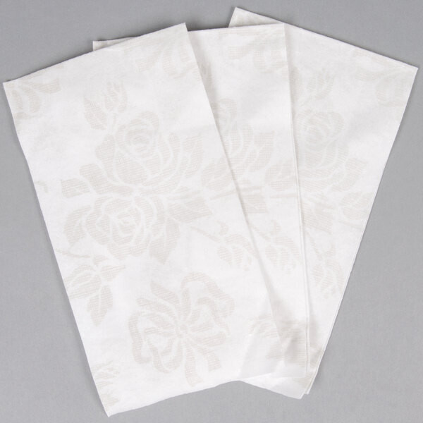 Hoffmaster Guest Linen Like Silver Prestige 12x17 #856513