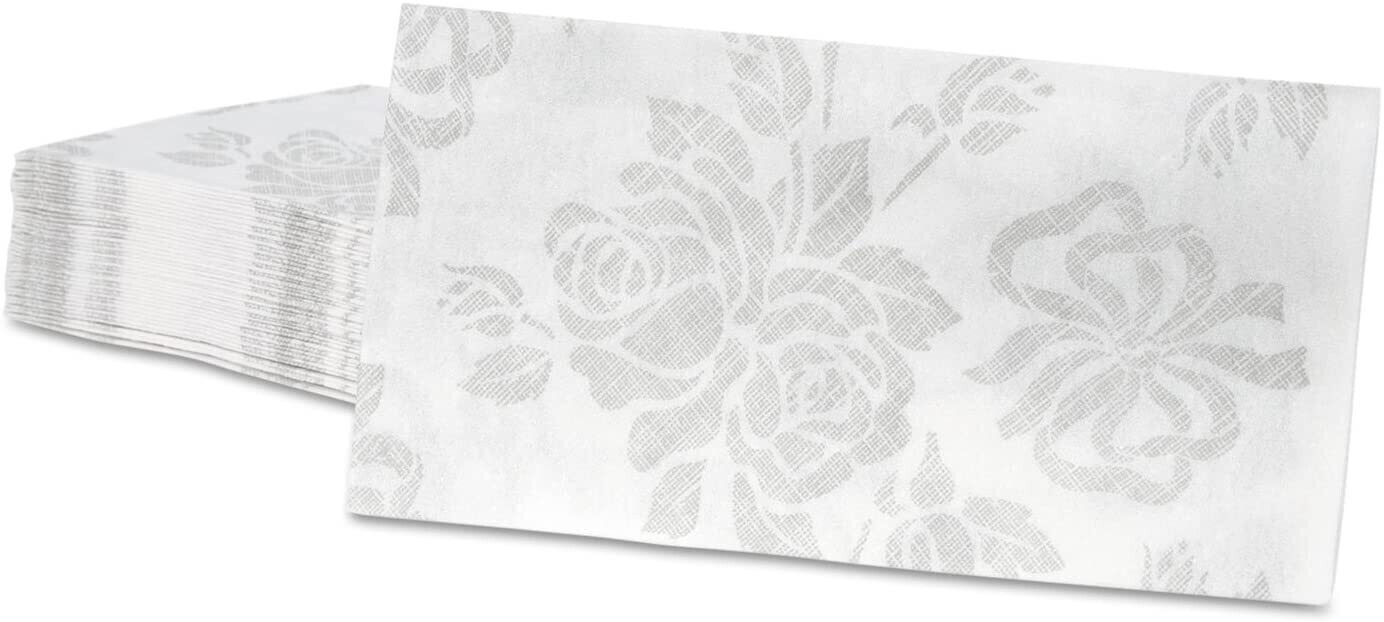 Hoffmaster Guest Linen Like Silver Prestige 12x17 #856513