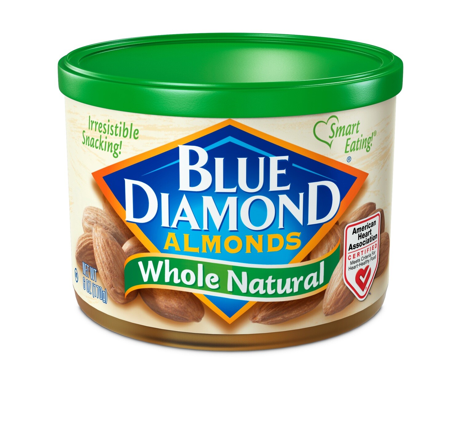 Blue Diamond Whole Natural Almonds 6oz Cans