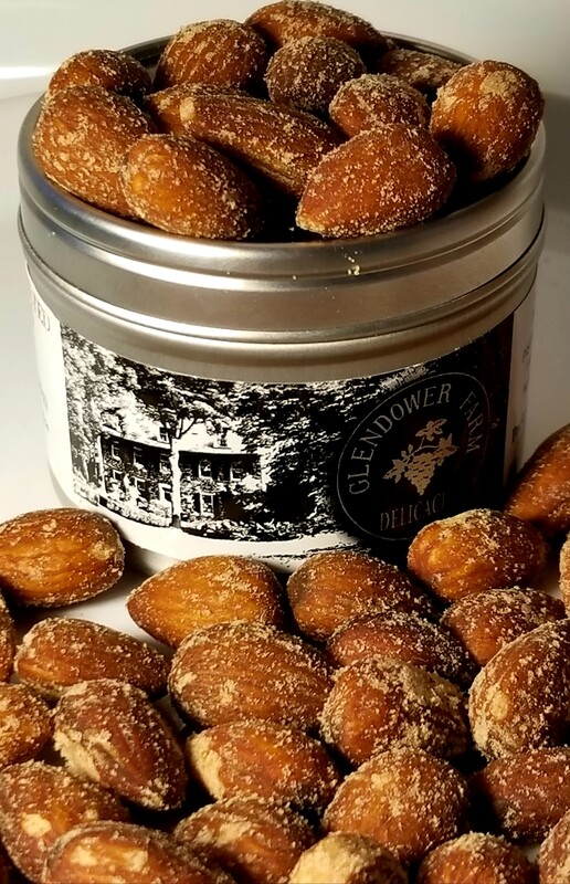 Glendower Farm Hickory Smoked Almonds 2.3oz Tin