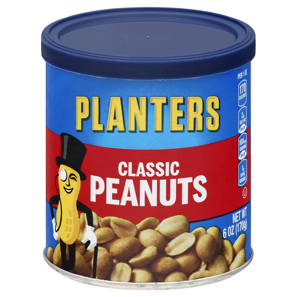 Planters Classic Peanuts 6oz Cans