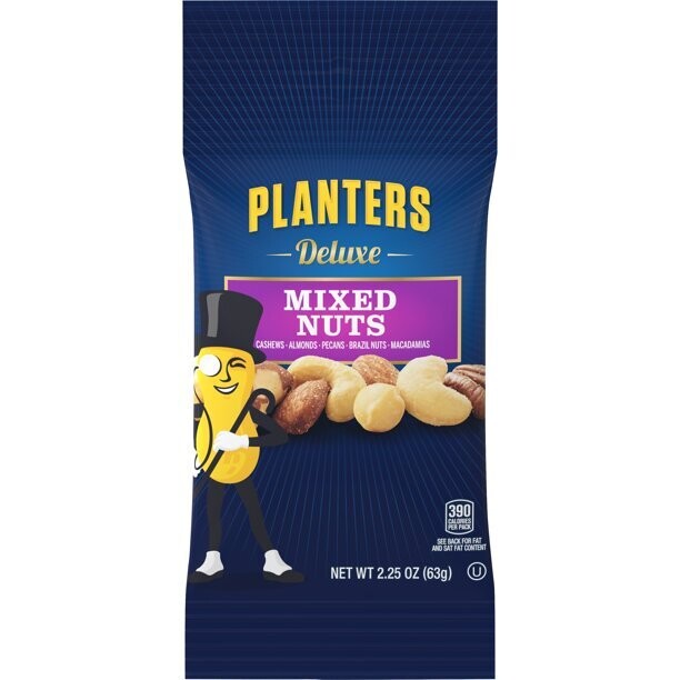 Planters Deluxe Mixed Nuts 2.25oz Tube