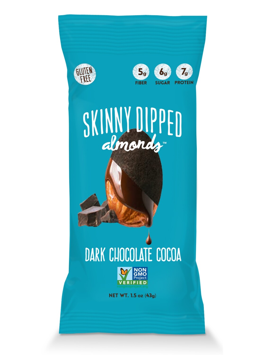 Skinny Dipped Almonds Dark Chocolate Cocoa 1.5oz