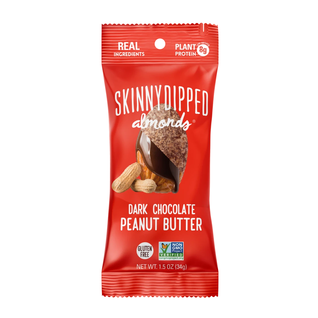 Skinny Dipped Almonds Dark Chocolate Peanut Butter 1.5oz