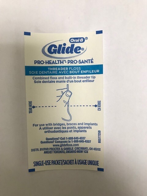 Glide Waxed Single Use Dental Floss Packets