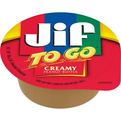 Jif Creamy To Go Cups 1.5oz Single Serve