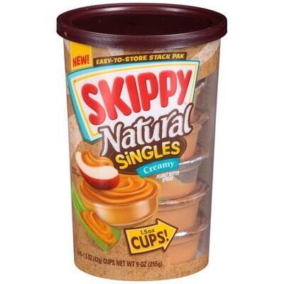 Skippy Natural Creamy Single Serve 1.5oz