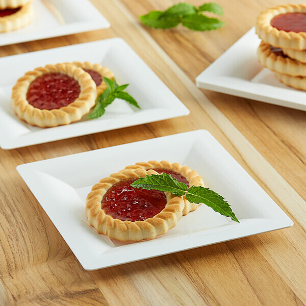 Comet Milan Grand 5.25" Square Plates