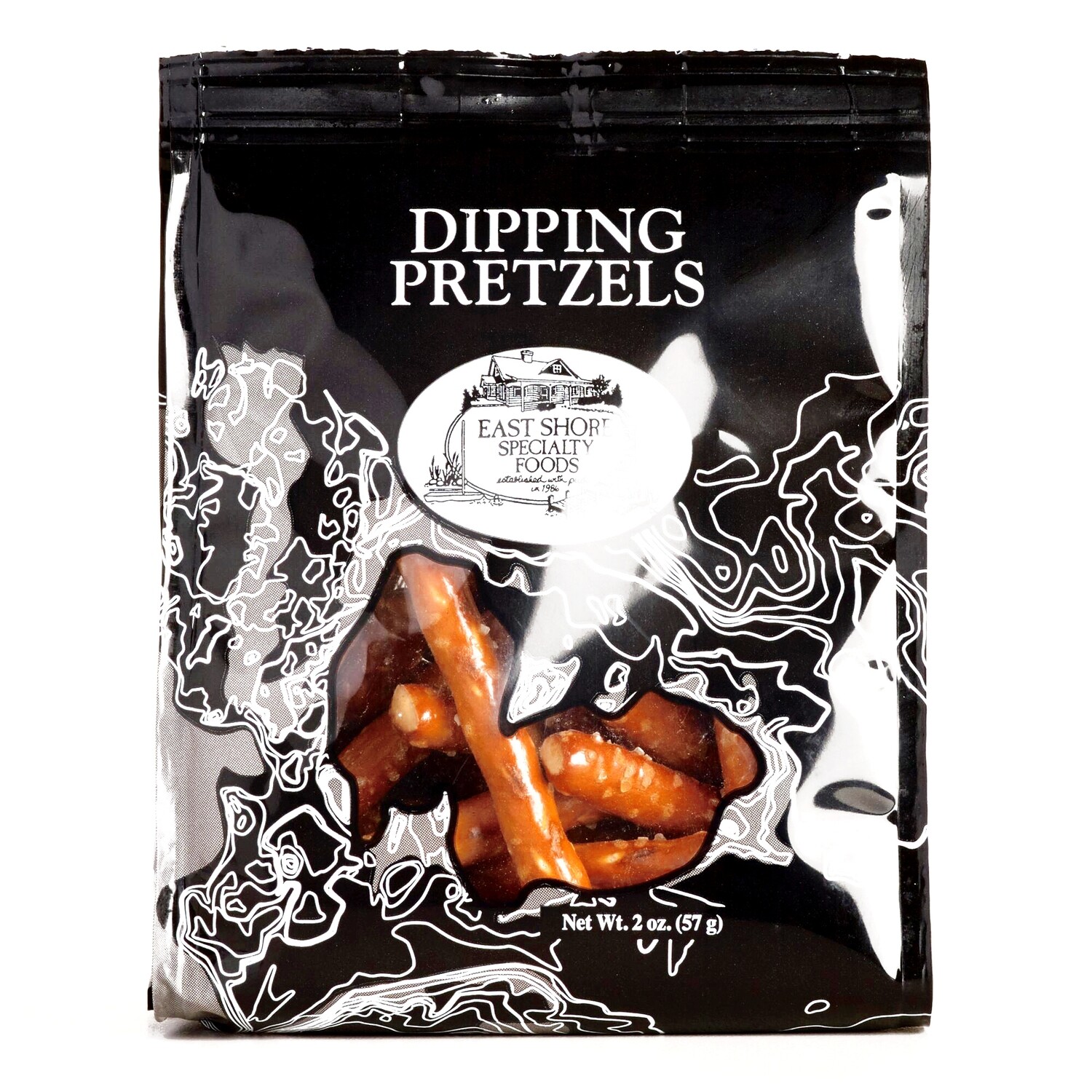 East Shore Dipping Pretzel Sticks 2oz CASE