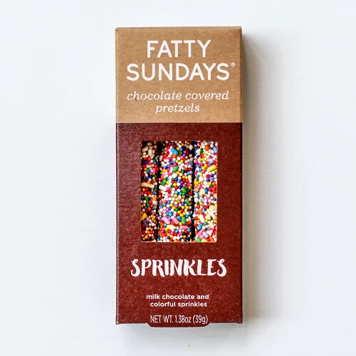 Fatty Sundays Sprinkles Pretzel