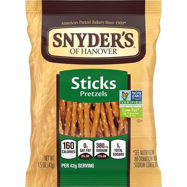 Snyder&#39;s Old Tyme Pretzel Sticks 1.5oz