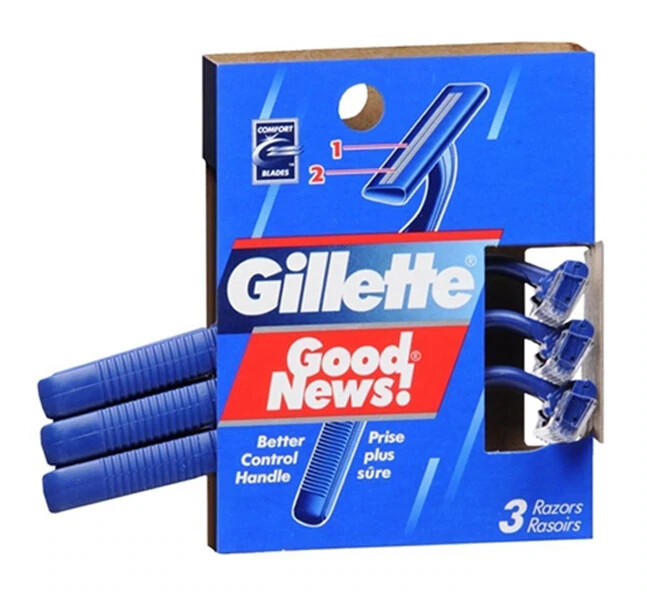 Gillette GoodNews Disposable Razors 3 Pack