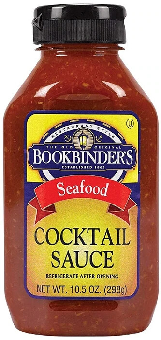 Bookbinders Cocktail Sauce 10.5oz Glass