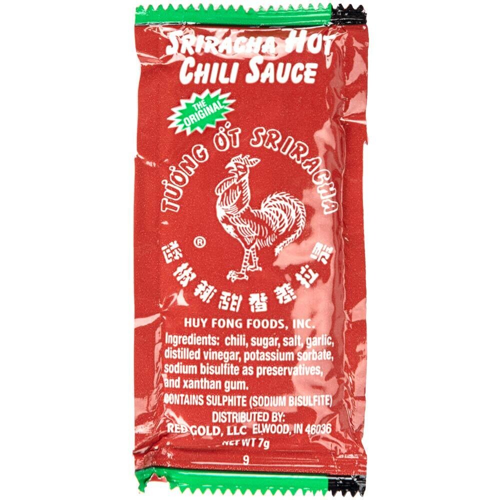 Huy Fong Sriracha 7g Packets