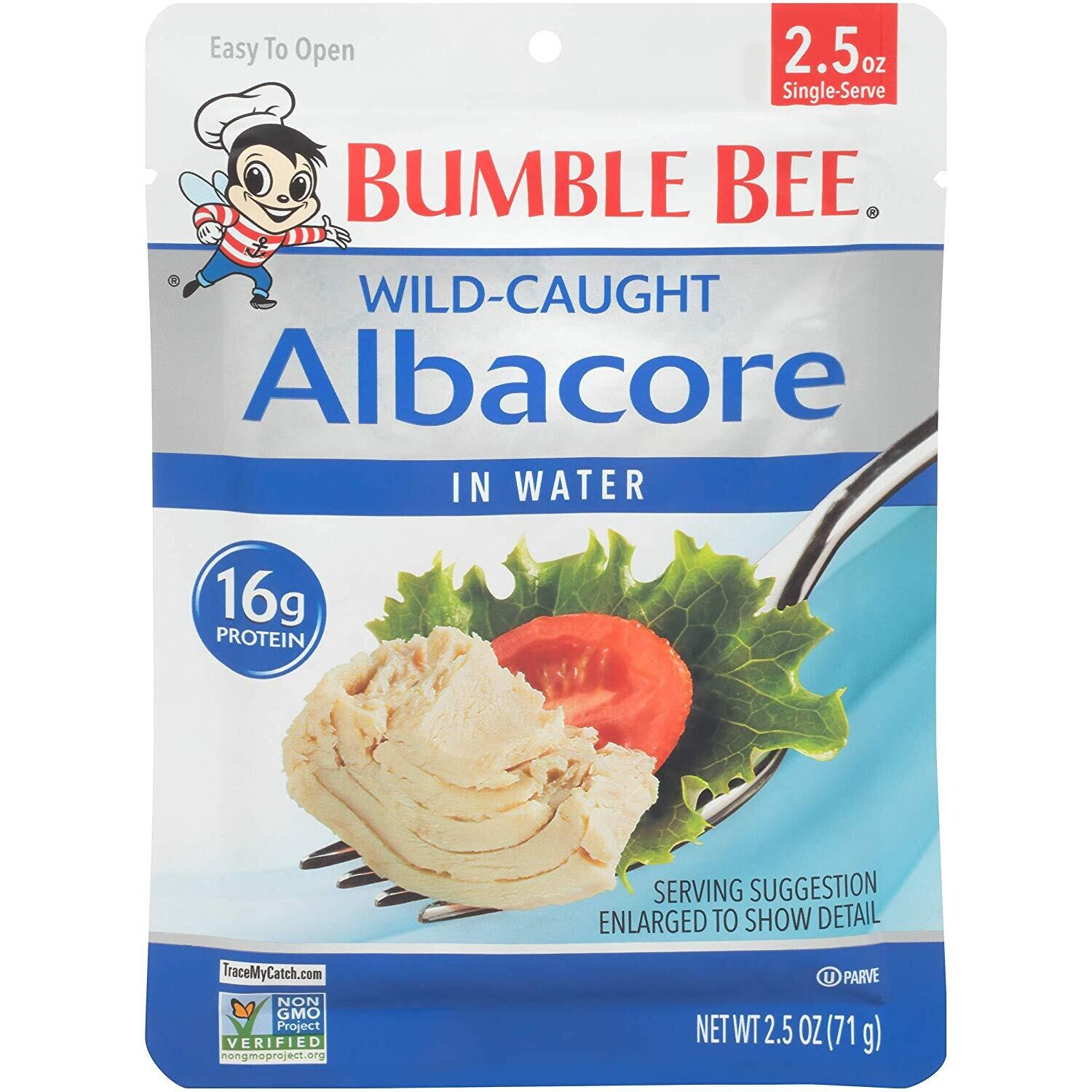 Bumble Bee Albacore White Tuna Pouch 2.5oz