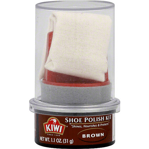 Kiwi Brown Shoe Polish Kit