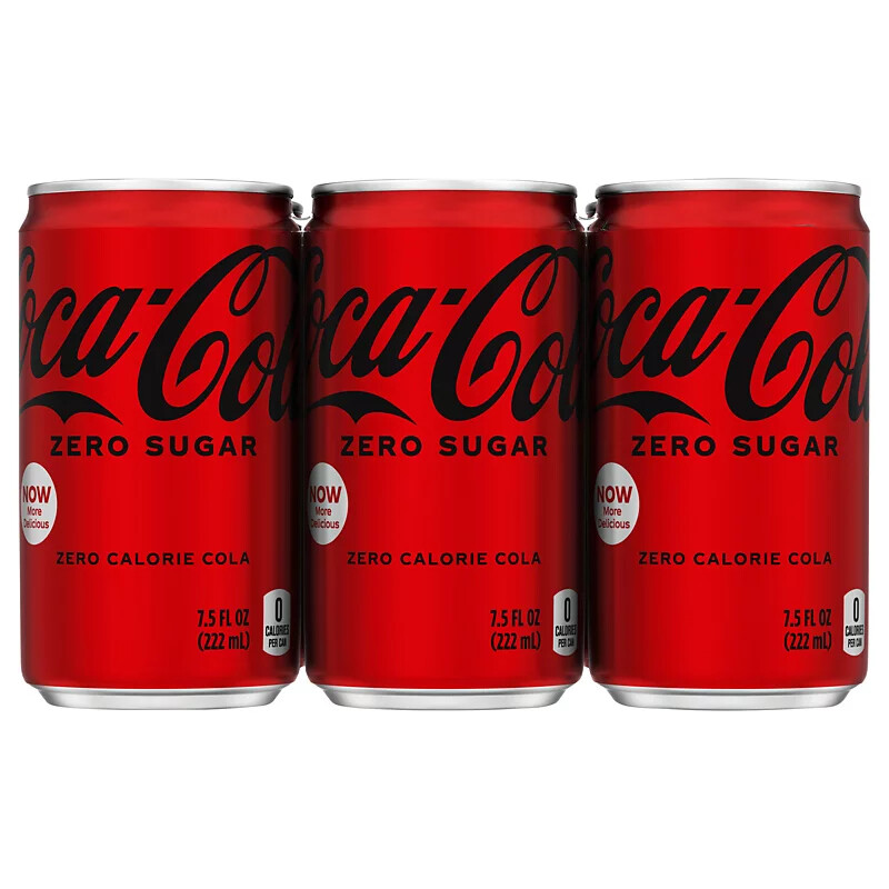 Coke Zero 7.5oz Cans