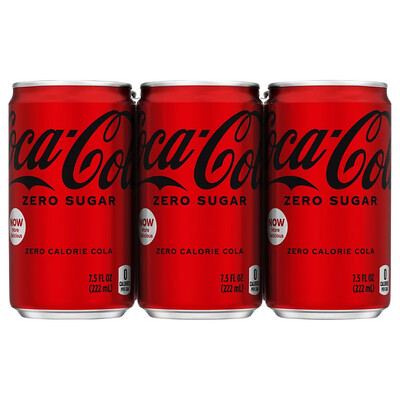 Coke Zero 7.5oz Cans