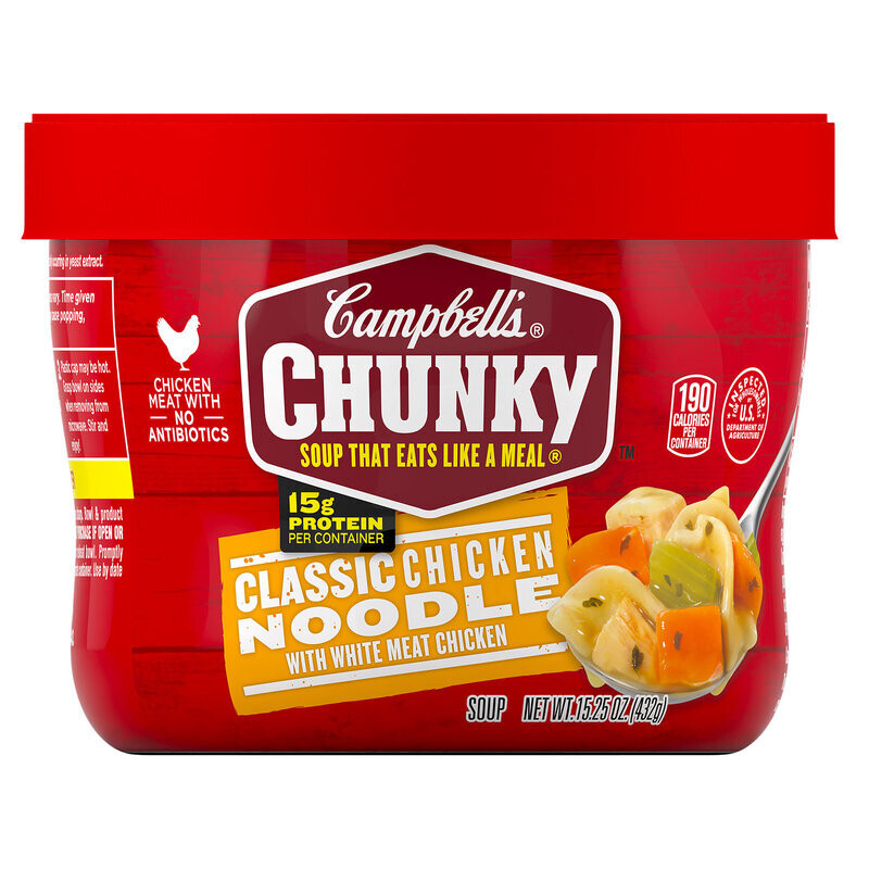 Campbell's Soup to Go Classic Chicken Noodle 15.25oz Microwave Bowl