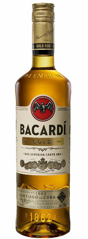 Bacardi Gold Rum 750ml