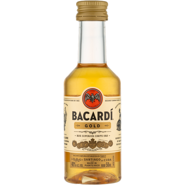 Bacardi Gold Rum 50ml