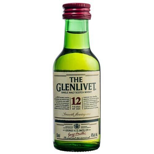 Glenlivet 12 Year Scotch 50ml