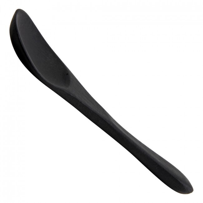 Front of the House Condiment Spoon, Black