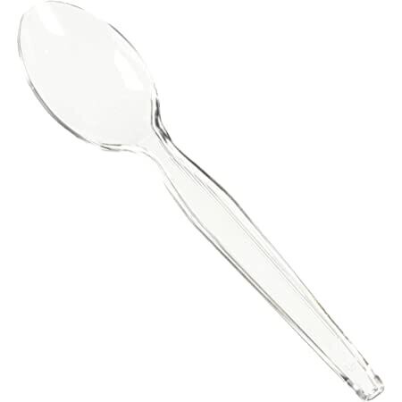 Dixie Heavyweight Polystyrene Crystal Spoons