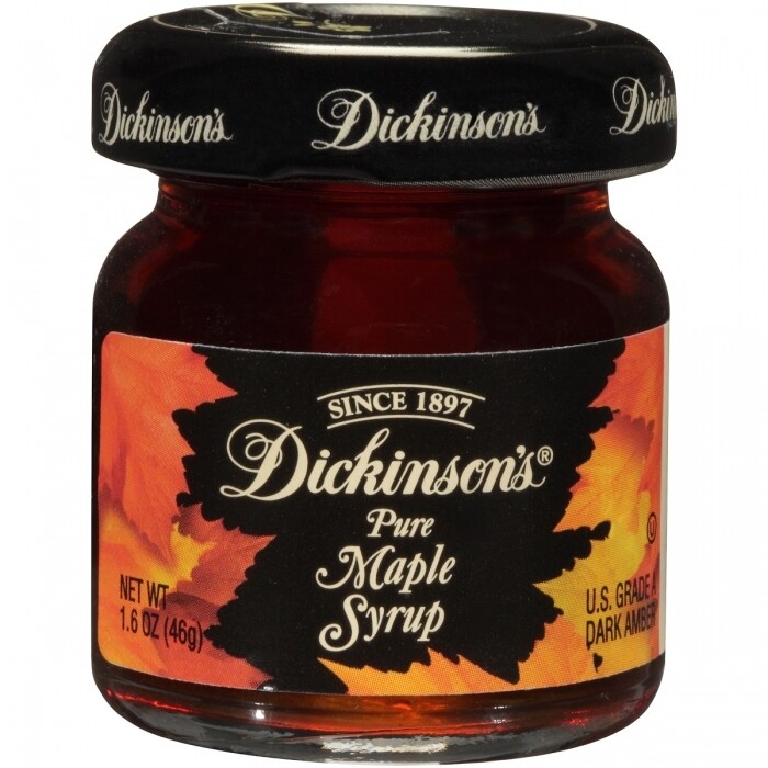 Dickinson&#39;s Pure Maple Syrup 1.6oz Glass Petite