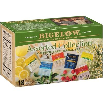 Bigelow Assorted Herbal Tea Flavors 18ct