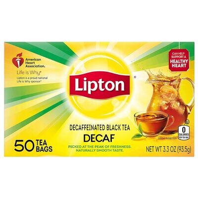 Lipton Decaf Tea Packets 50ct