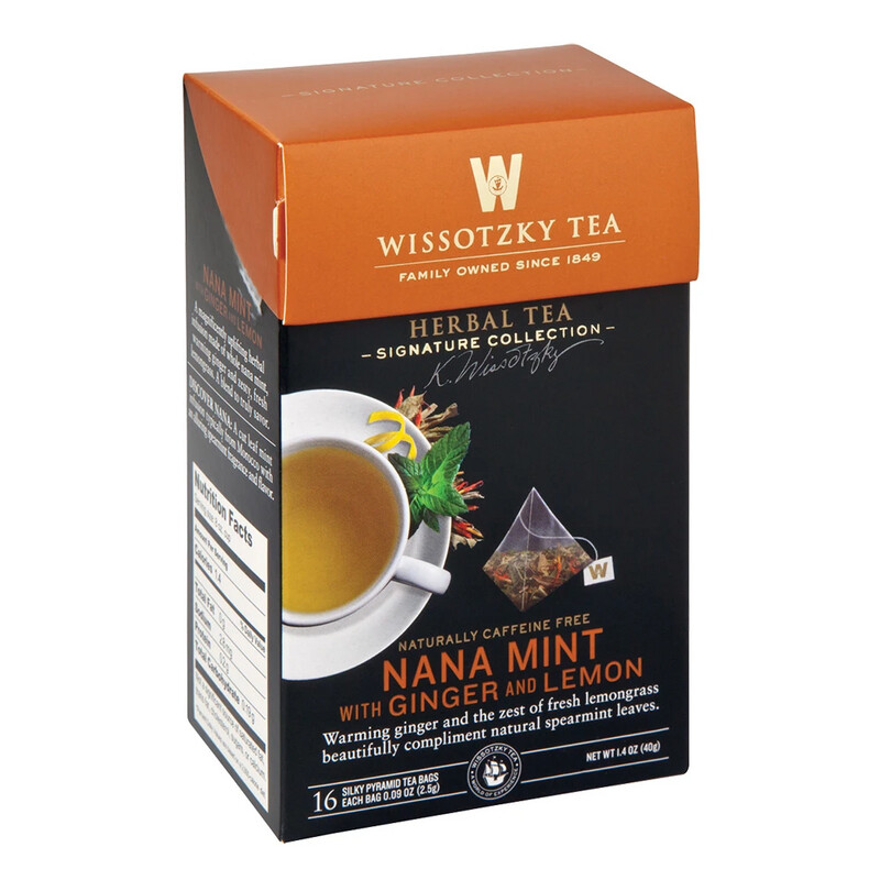 Wissotzky Nana Mint with Ginger 16ct