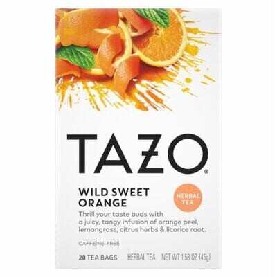 Tazo Wild Sweet Orange 20ct