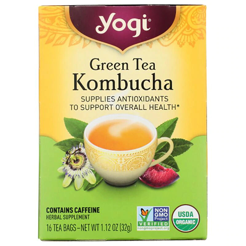 Yogi Green Tea with Kombucha 16ct