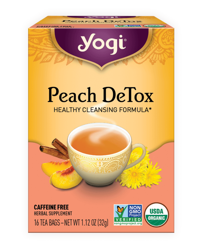 Yogi Peach Detox Tea 16ct