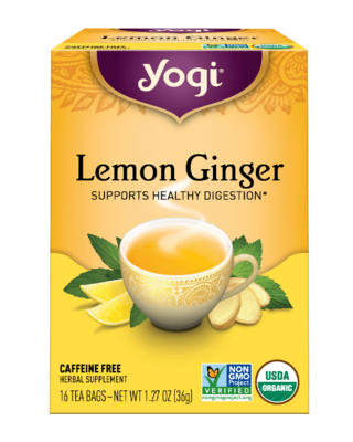 Yogi Lemon Ginger Tea 16ct