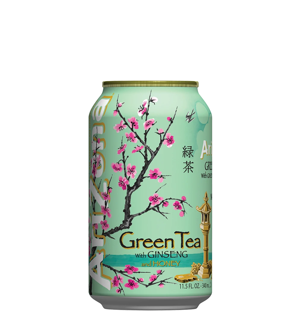 Arizona Green Tea with Ginseng &amp; Honey 11.5oz Cans