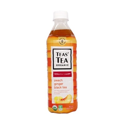 Ito Teas Organic Peach Ginger Black Tea 16.9oz Plastic