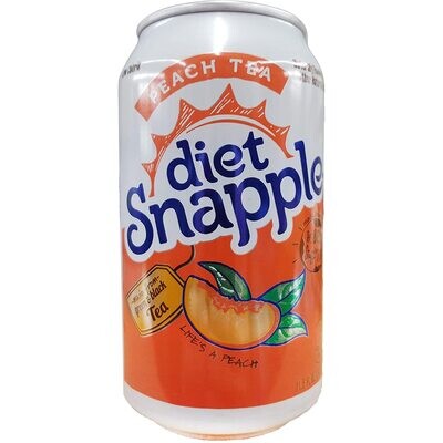 Snapple Diet Peach Tea 12oz Cans
