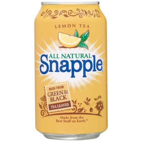 Snapple Lemon Tea 12oz Cans
