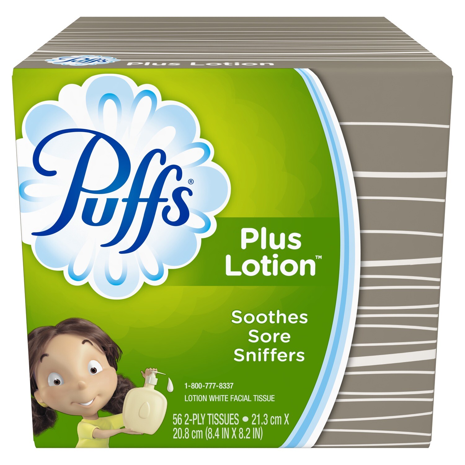 Scott's Puff Plus Lotion Cube 56ct