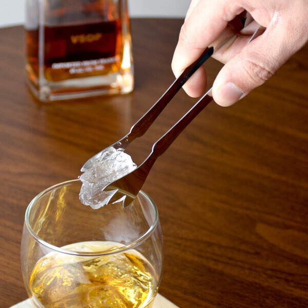 7" Stainless Steel Premium Ice Tong