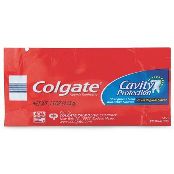 Colgate Single Use Sachet Packets .15oz Colgate Single Use Sachet Packets .15oz