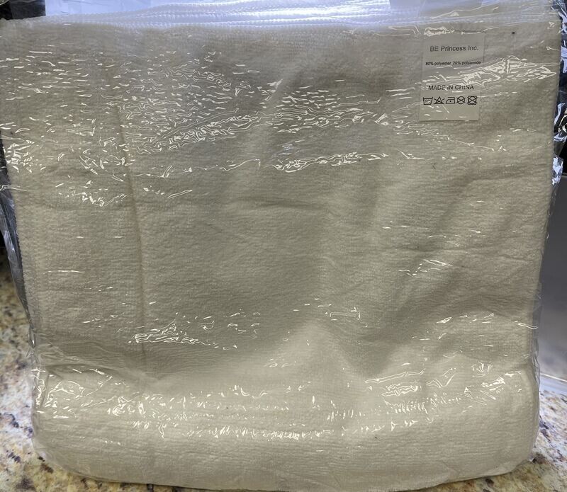 BEP White Microfiber 12x12
