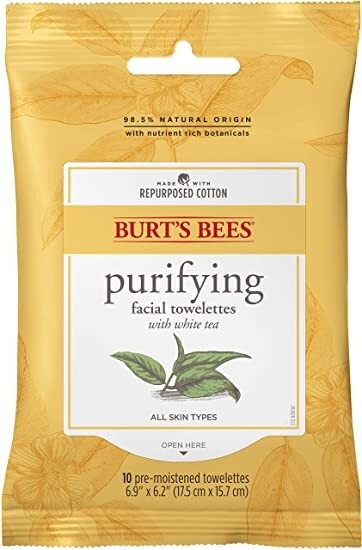 Burt's Bee's White Tea Facial Cleansing Towels