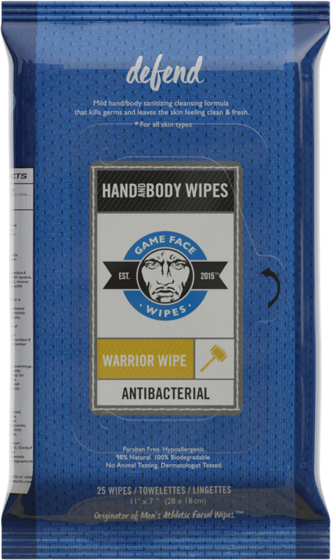 Game Face Antibacterial Towels