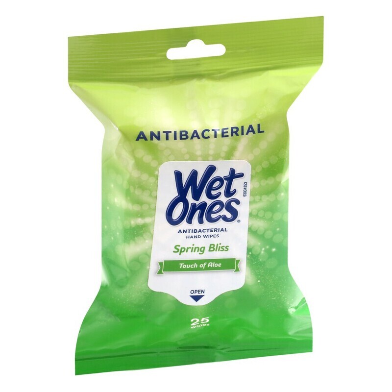 Wet Ones Spring Bliss Antibacterial Wipes 25ct