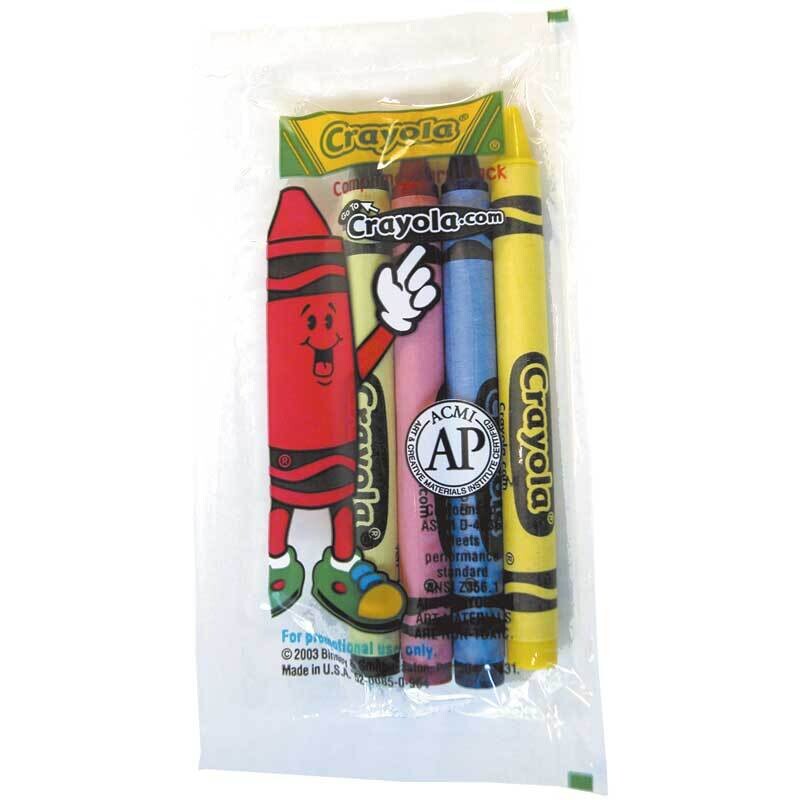 Crayola Crayons 4ct Cello Pack